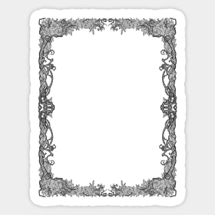 Forbidden Forest Frame Sticker